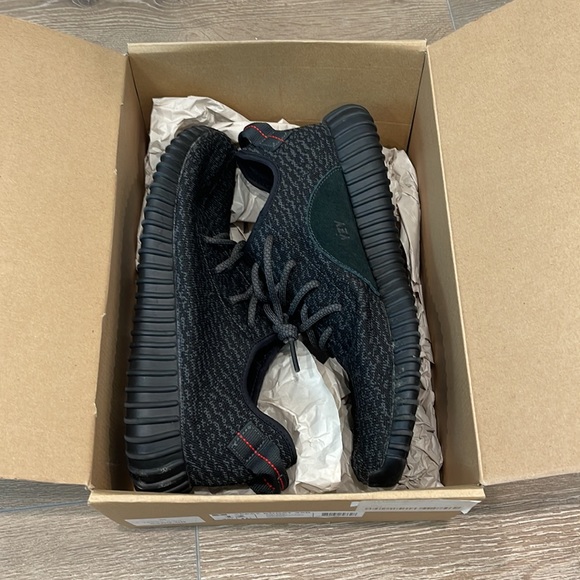 2015 Yeezy Boost 350 Pirate black V1 size 12 - Picture 5 of 5